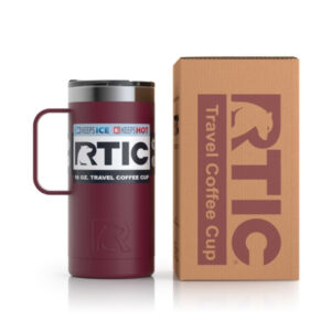 Ly Giữ Nhiệt RTIC Travel Coffee Mug 470ml (16oz) Chính Hãng USA - Maroon