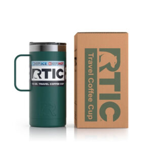 Ly Giữ Nhiệt RTIC Travel Coffee Mug 470ml (16oz) Chính Hãng USA - Forest Green