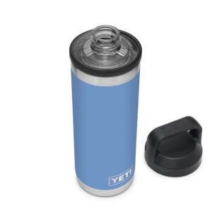 Bình Giữ Nhiệt Cao Cấp YETI Rambler 18oz (540ml) Bottle Chug Cap - Màu Pacific Blue