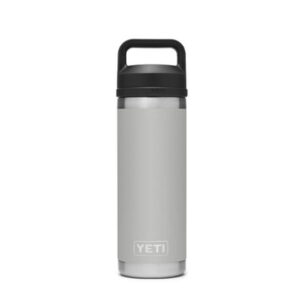 [Chính Hãng] Bình Giữ Nhiệt YETI Rambler 18oz Bottle Chugcap (540ml)- Granite Gray