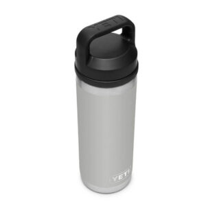 [Chính Hãng] Bình Giữ Nhiệt YETI Rambler 18oz Bottle Chugcap (540ml)- Granite Gray