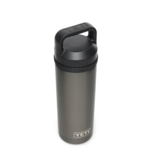 Bình Giữ Nhiệt Cao Cấp YETI Rambler 18oz (540ml) Bottle Chug Cap - Graphite (Phiên Bản Đặc Biệt)