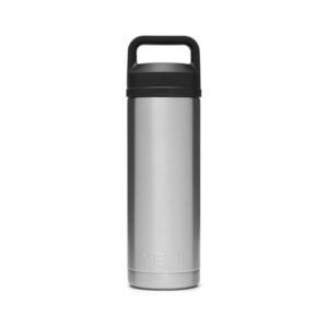 Bình Giữ Nhiệt Cao Cấp YETI Rambler 18oz (540ml) Bottle Chug Cap - Màu Stainless