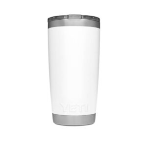 [Chính Hãng] Ly Giữ Nhiệt YETI Rambler 20oz (600ml) Tumbler MagSlider Lid- White