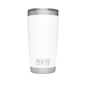 [Chính Hãng] Ly Giữ Nhiệt YETI Rambler 20oz (600ml) Tumbler MagSlider Lid- White