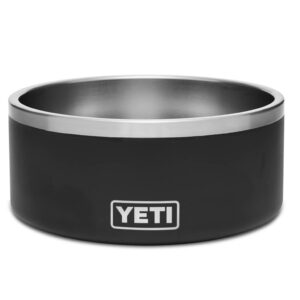 Bát Ăn Thép Không Gỉ Dành Cho Chó Mèo Cao Cấp YETI Boomer 4 Dog Bowl - Black