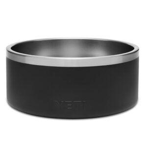 Bát Ăn Thép Không Gỉ Dành Cho Chó Mèo Cao Cấp YETI Boomer 4 Dog Bowl - Black