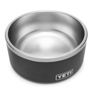 Bát Ăn Thép Không Gỉ Dành Cho Chó Mèo Cao Cấp YETI Boomer 4 Dog Bowl - Black