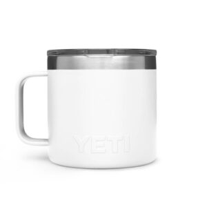 Ly Giữ Nhiệt Cao Cấp YETI Rambler 14oz (420ml) Mug - Màu Trắng