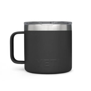 Ly Giữ Nhiệt Cao Cấp YETI Rambler 14oz (420ml) Mug - Màu Đen