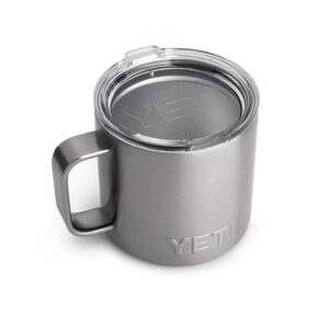 Ly Giữ Nhiệt Cao Cấp YETI Rambler 14oz (420ml) Mug - Màu Stainless