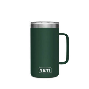 [Chính Hãng] Ly Giữ Nhiệt YETI Rambler 24oz (720ml) Mug Standard Lid - Northwoods Green