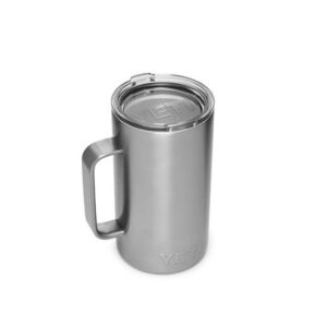 [Chính Hãng] Ly Giữ Nhiệt YETI Rambler 24oz (720ml) Mug Standard Lid - Stainless