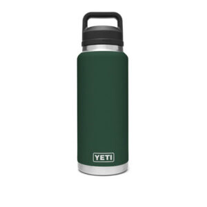 Bình Giữ Nhiệt Cao Cấp YETI Rambler 36oz (1.08L) Bottle Chug Cap - Màu Northwoods Green