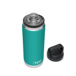 [Chính Hãng] Bình Giữ Nhiệt YETI Rambler 26oz Bottle Chug Cap (780ml) - Aquifer Blue