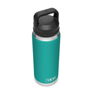 [Chính Hãng] Bình Giữ Nhiệt YETI Rambler 26oz Bottle Chug Cap (780ml) - Aquifer Blue