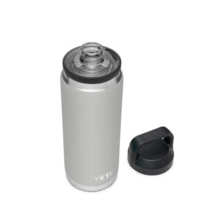 [Chính Hãng] Bình Giữ Nhiệt YETI Rambler 26oz Bottle Chug Cap (780ml) - Granite Gray