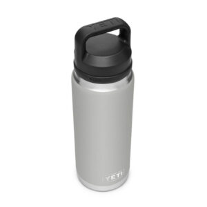 [Chính Hãng] Bình Giữ Nhiệt YETI Rambler 26oz Bottle Chug Cap (780ml) - Granite Gray