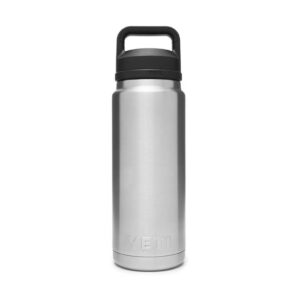 [Chính Hãng] Bình Giữ Nhiệt YETI Rambler 26oz Bottle Chug Cap (780ml) - Stainless Steel