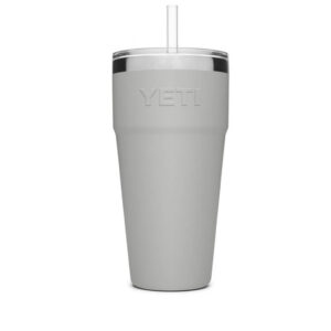 [Chính Hãng] Ly Giữ Nhiệt YETI Rambler 26oz (780ml) Straw Cup - Granite Gray