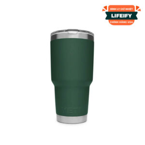 Ly Giữ Nhiệt YETI Rambler 30oz (900ml) MagSlider Tumbler - Northwoods Green