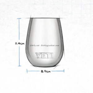 Ly Giữ Nhiệt YETI Rambler Wine 10oz (300ml ) Tumbler - Peak Purple